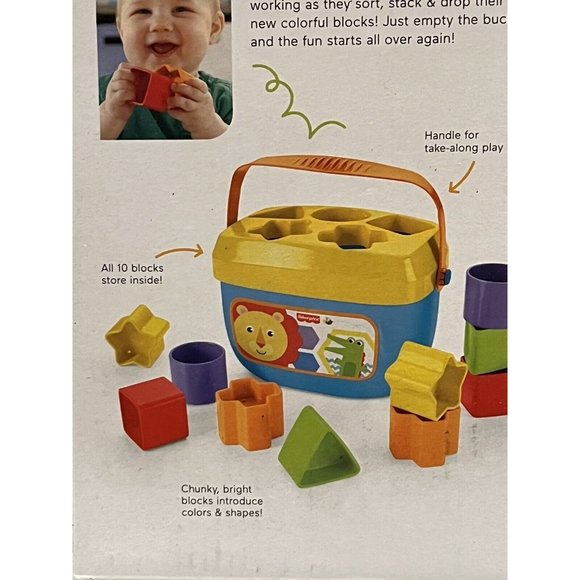 Fisher Price Babys First Blocks Educational Shape Learn Sort Problem Solving Toy - Picture 8 of 8